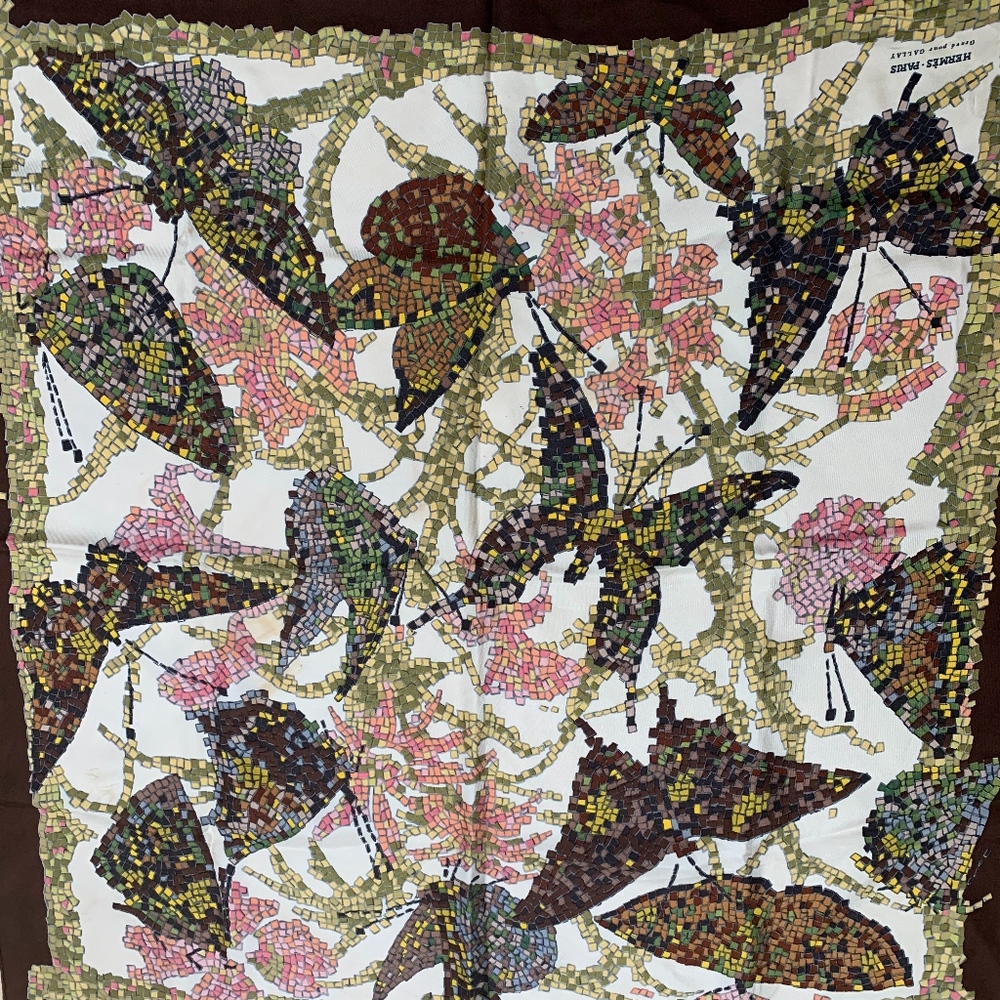 Hermes Butterfly Scarf